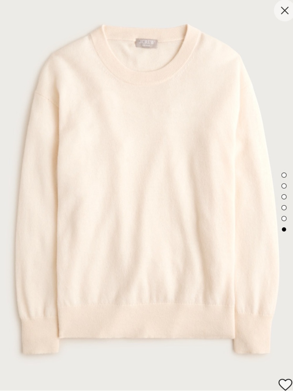 J. Crew Cashmere Classic-fit Crewneck Sweater